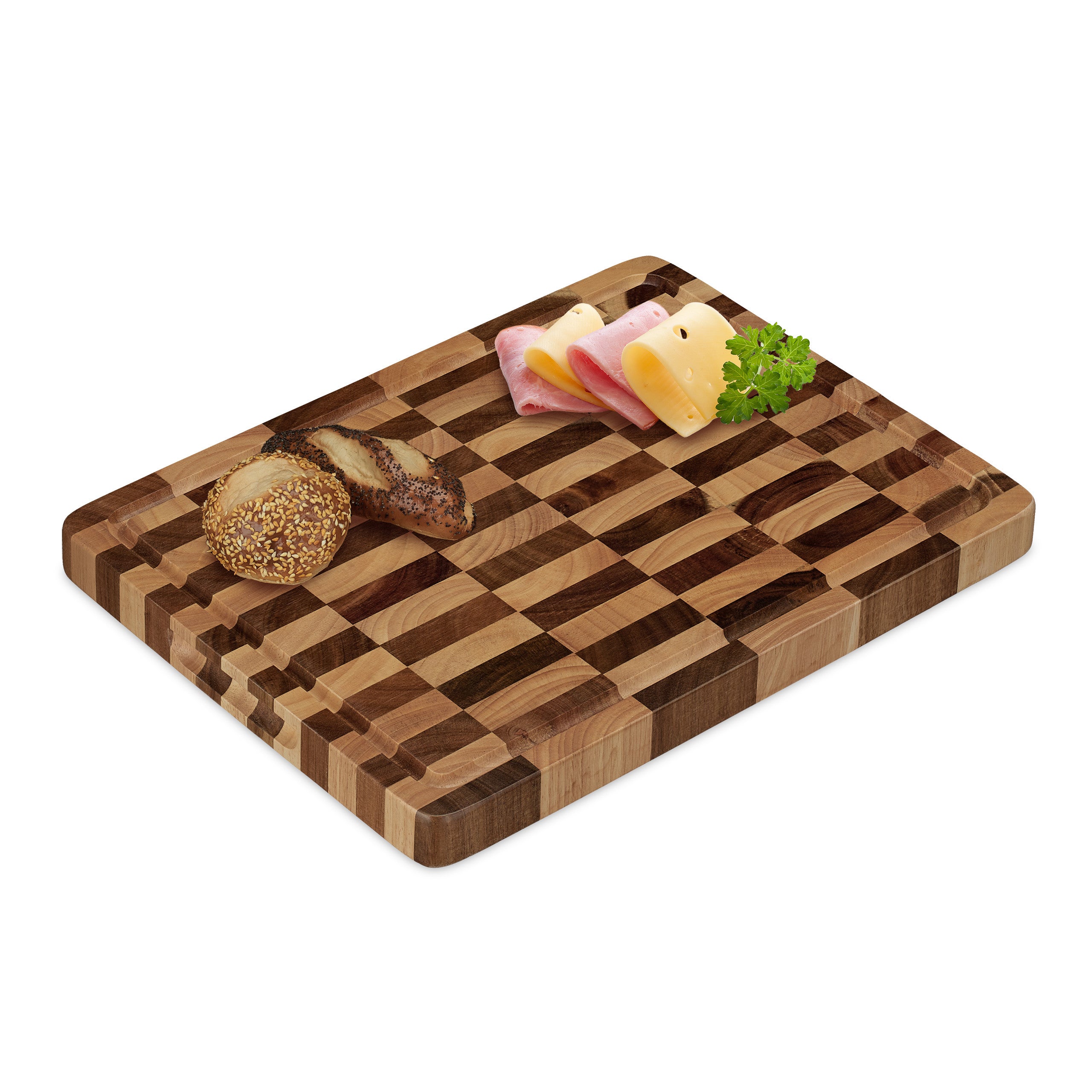 Relaxdays Tagliere Da Cucina Legno Massiccio Di Acacia X Cm