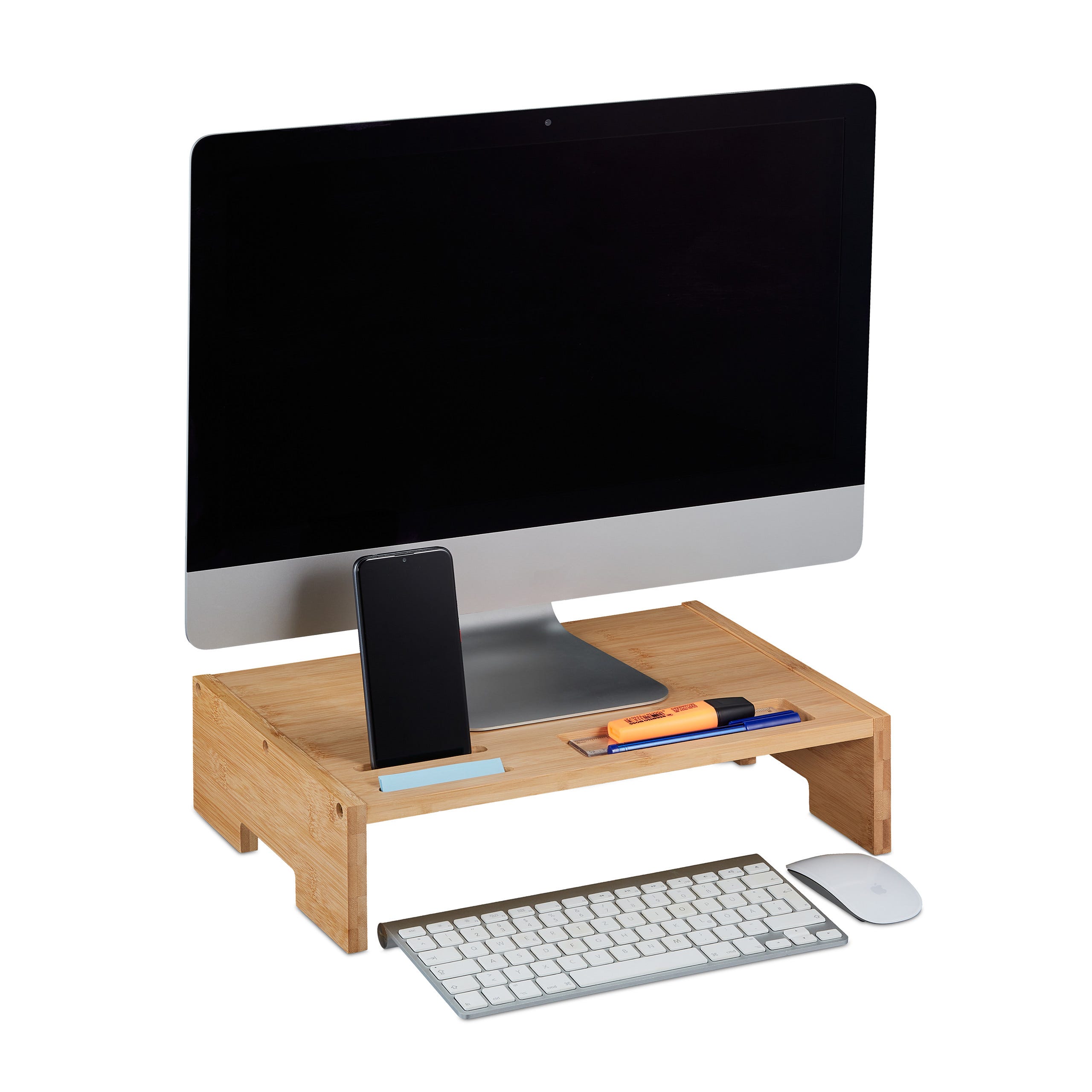 Supporto monitor rialzo scrivania per pc alzata computer portatile