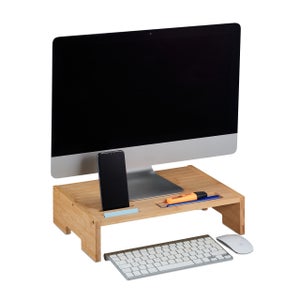 1 Pezzo Supporto Rialzo Monitor Per Desktop Con Scaffale Organizzatore Di  Archiviazione Per Tastiera E Scaffale Per Libri Da Scrivania Per Ufficio