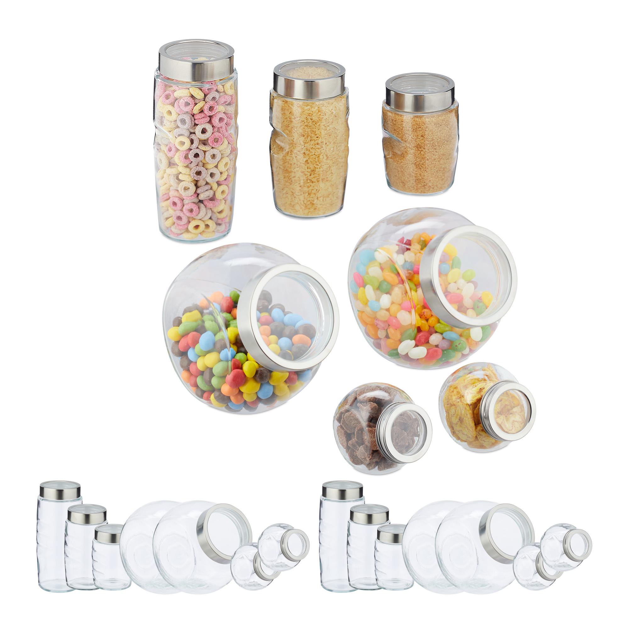 Barattolo In Vetro Da 1 Gallone (3,78 Litri) | Contenitore Per Alimenti, Biscotti E Caramelle | Grande Vaso Per Dispensa