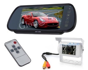 Telecamera Retromarcia Bianca Per Camper, Pickup E Rimorchio – 18 LED IR Visione Notturna, Impermeabile, Grandangolare - 3