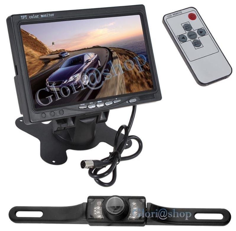 Dashcam Auto 360 Gradi Kit Telecamera Retromarcia Auto Con Monitor 7" IPS - Visione Notturna IR, Cavo 10m Telecamera AHD Auto - Foto 11