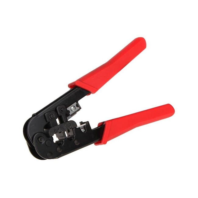 PINZA CRIMPATRICE PER PLUG RJ11 RJ12 RJ45 4 6 8 POLI CAVO DI RETE pinza-crimpatrice-per-plug-rj11-rj12-rj45-4-6-8-poli-cavo-di-rete