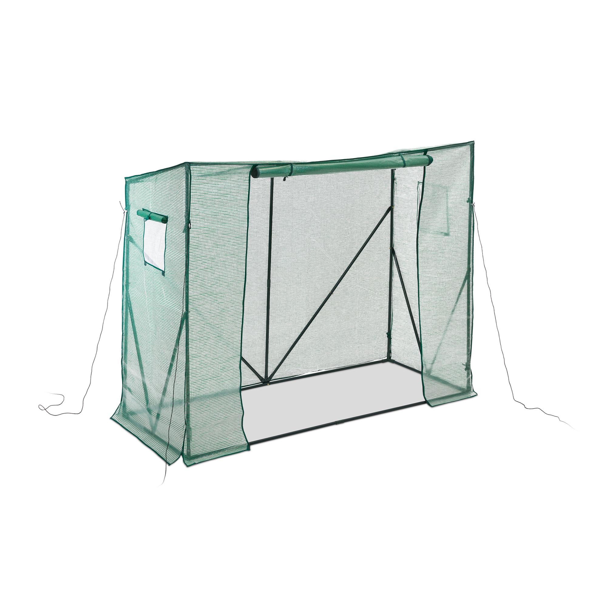 IDMarket - Serra Invernale A Parete Con Apertura Frontale 100 X