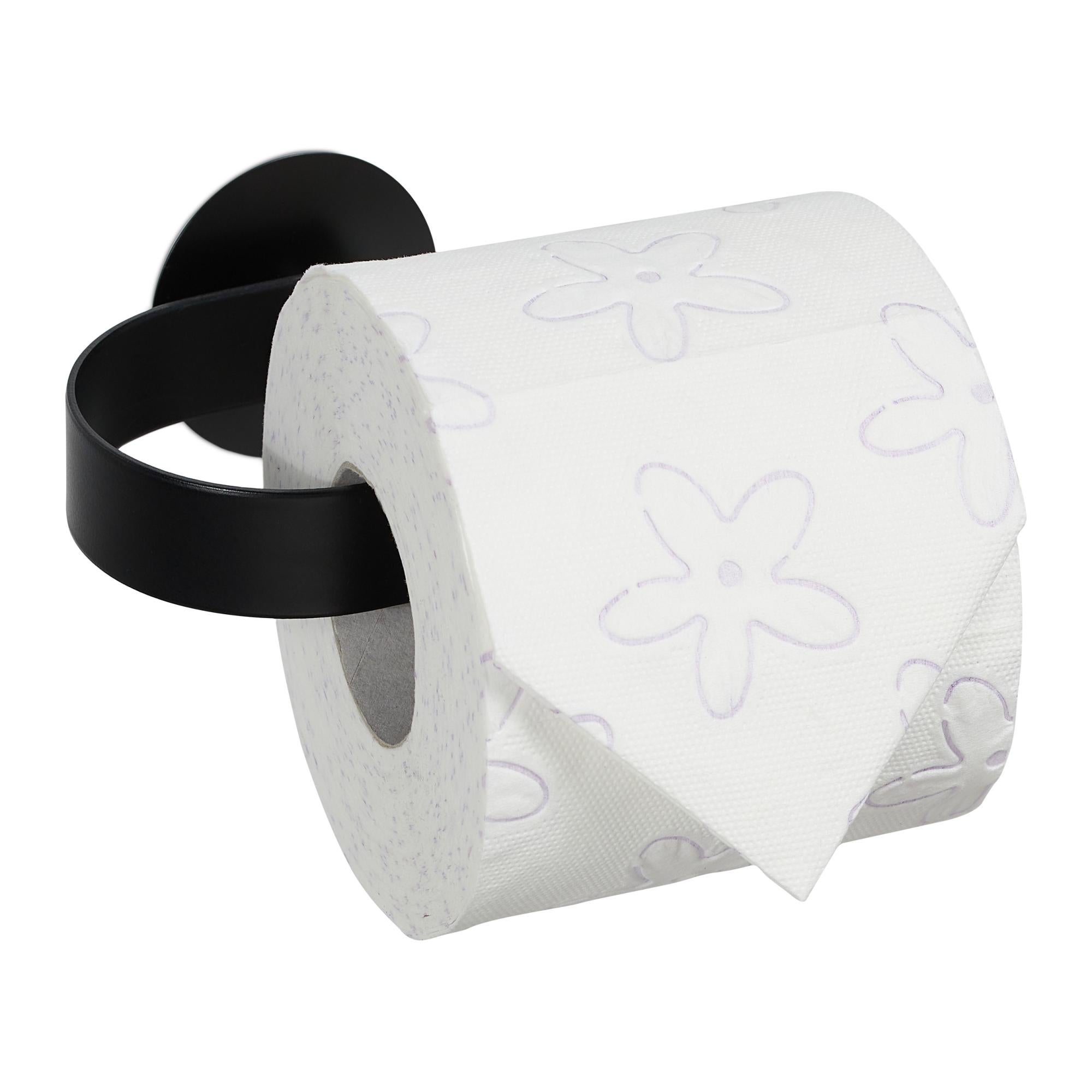 Haceka 415113 IXI - Portarotolo Carta Igienica Con Coperchio - Acciaio Inox Spazzolato - Design Industriale