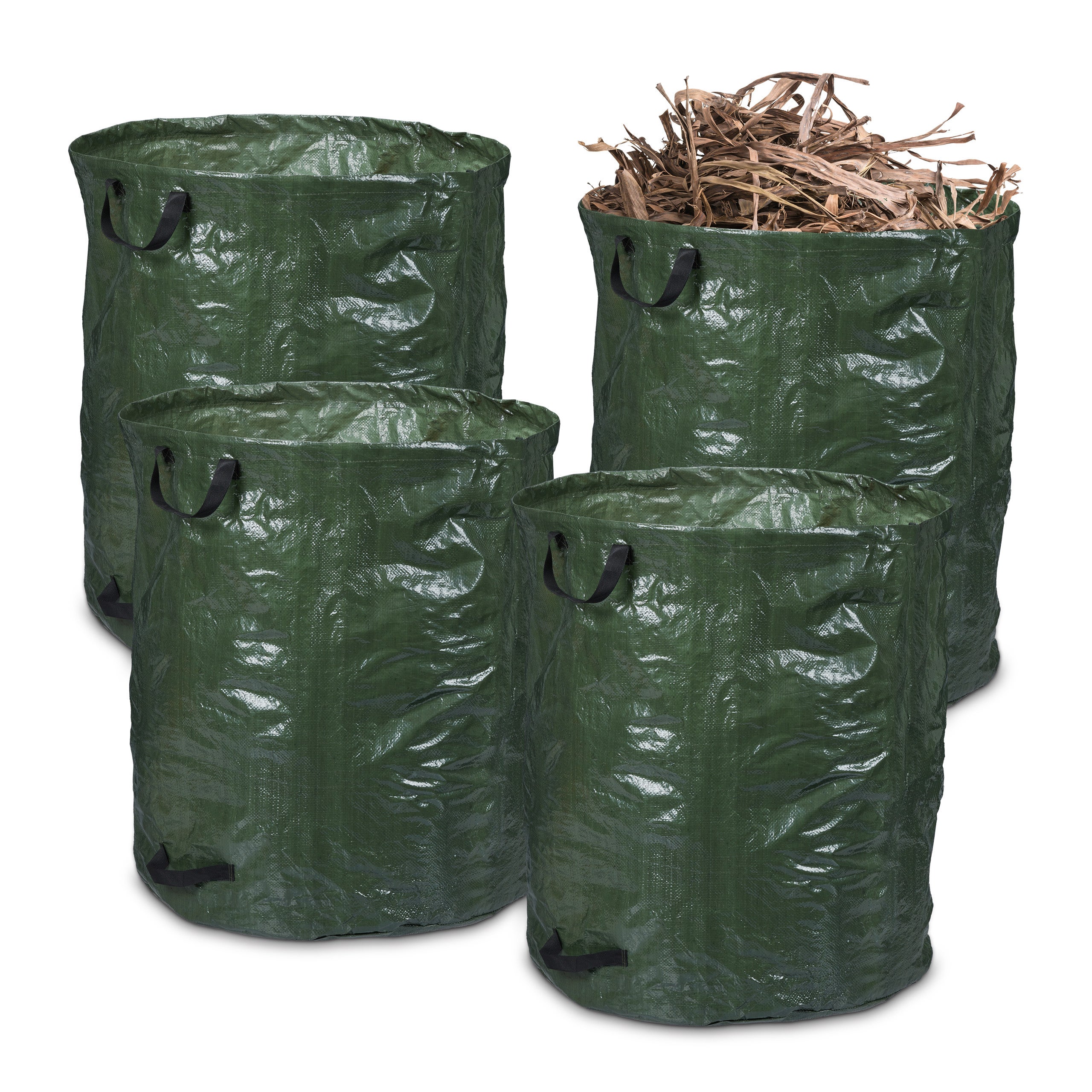 Sac à déchets de jardin pliable poubelle à feuilles mortes - Sacs de jardin  standard avec gants - Cdiscount Jardin