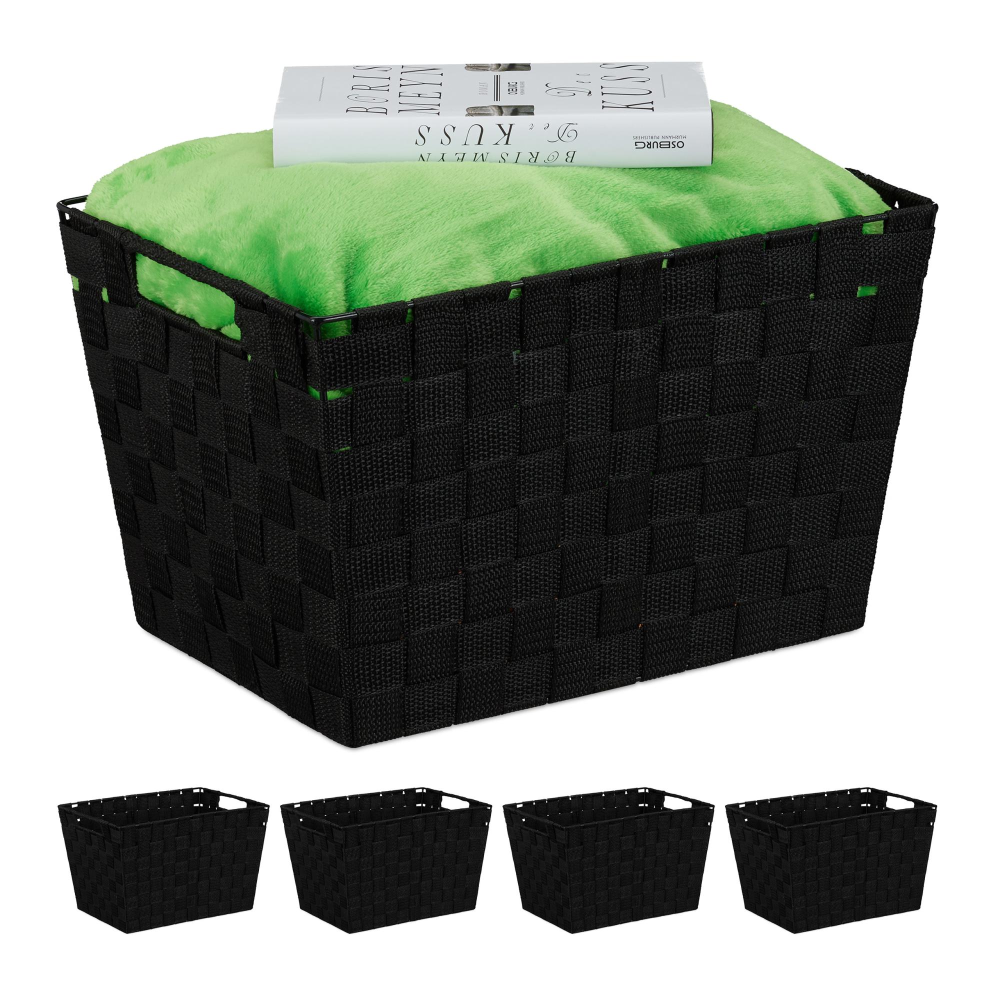 Cestino Portaoggetti Per Scale In Feltro - Organizzatore A L Per Gradini, Grigio Scuro - Foto 6