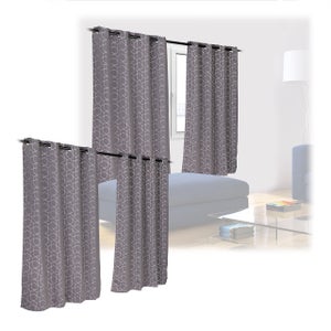 Relaxdays Tende, Set Doppio, HxL 175x135 cm, Oscuranti & Opache