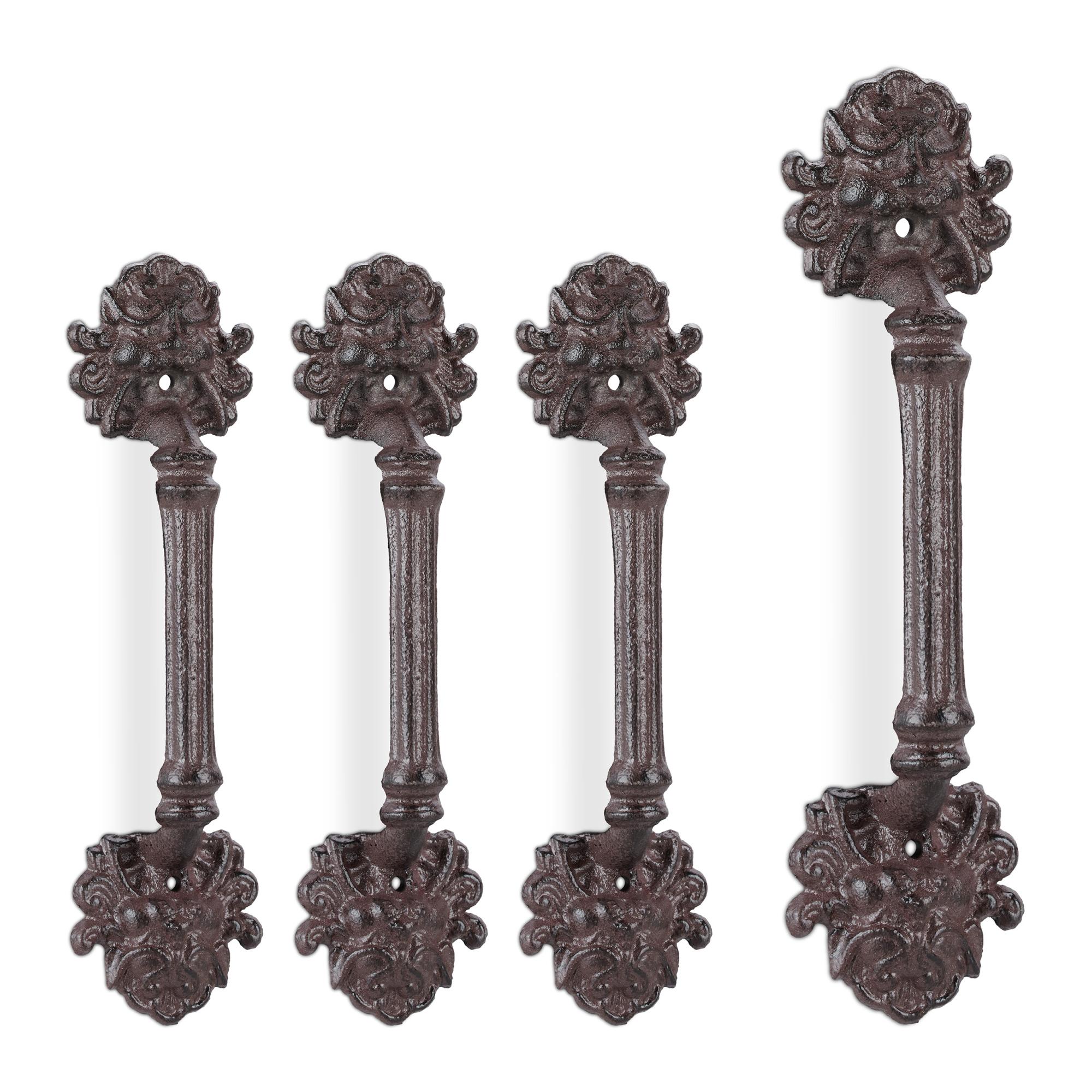 WANLIAN Maniglia Per Porta In Ghisa Antica Da 11 ", Solida