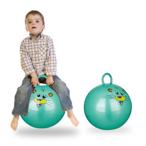 Ballon sauteur enfant - 45 cm bleu