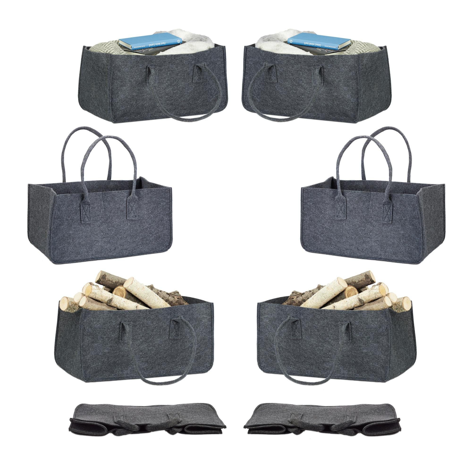 CESTO EM FELTRO DIY - Vida Calma E Organizada - Foto 9