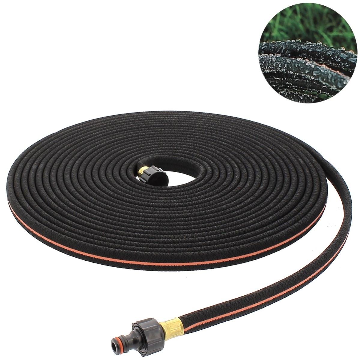 PrimeMatik - Kit tubo da giardino estensibile da 15 m 3/4-1/2 con 7