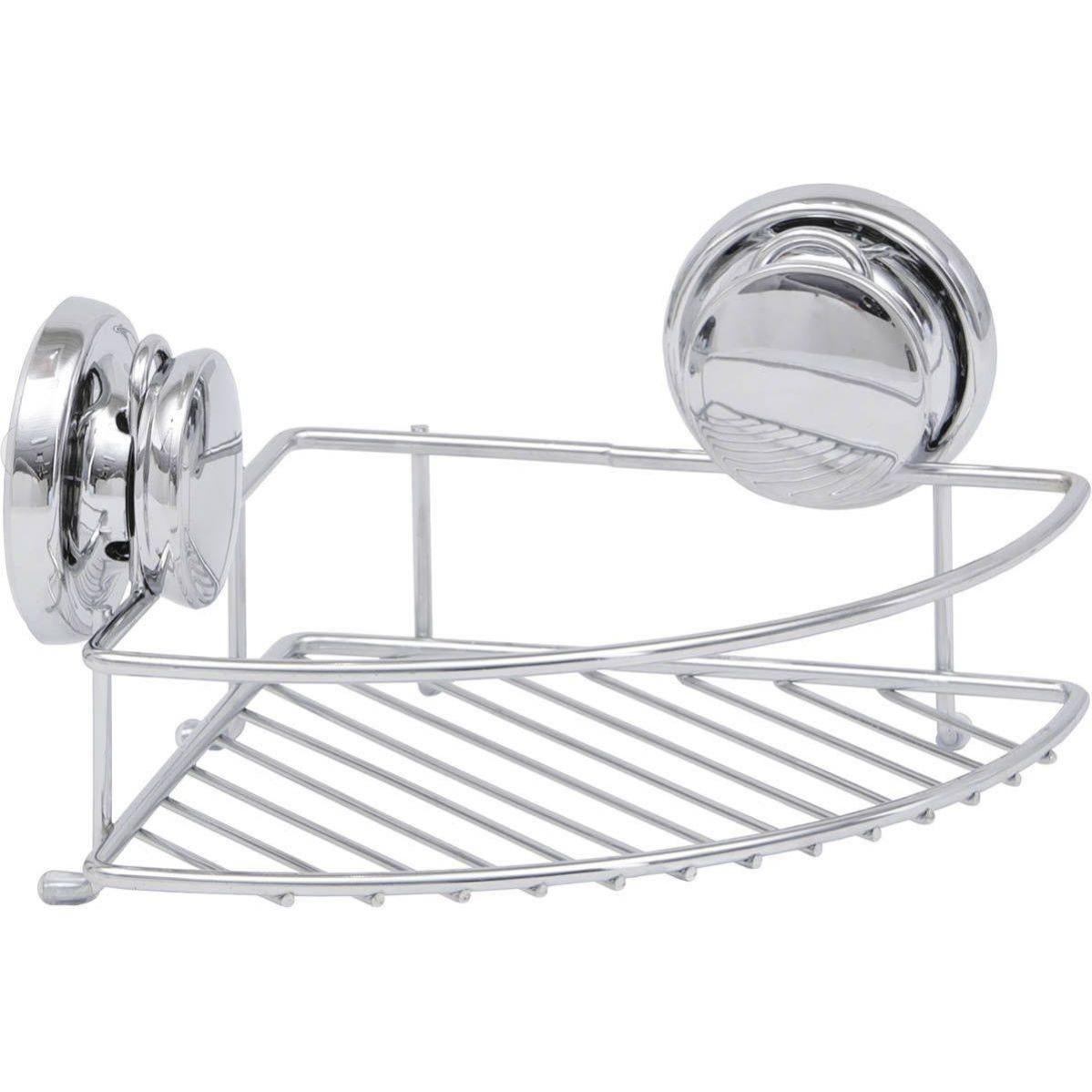Sblocco WC In Metallo Tendance Con Ventosa, Colore Cromo, Dimensioni 12x3 Cm, Per Rotoli Di Carta Igienica, Fissaggio Senza Viti