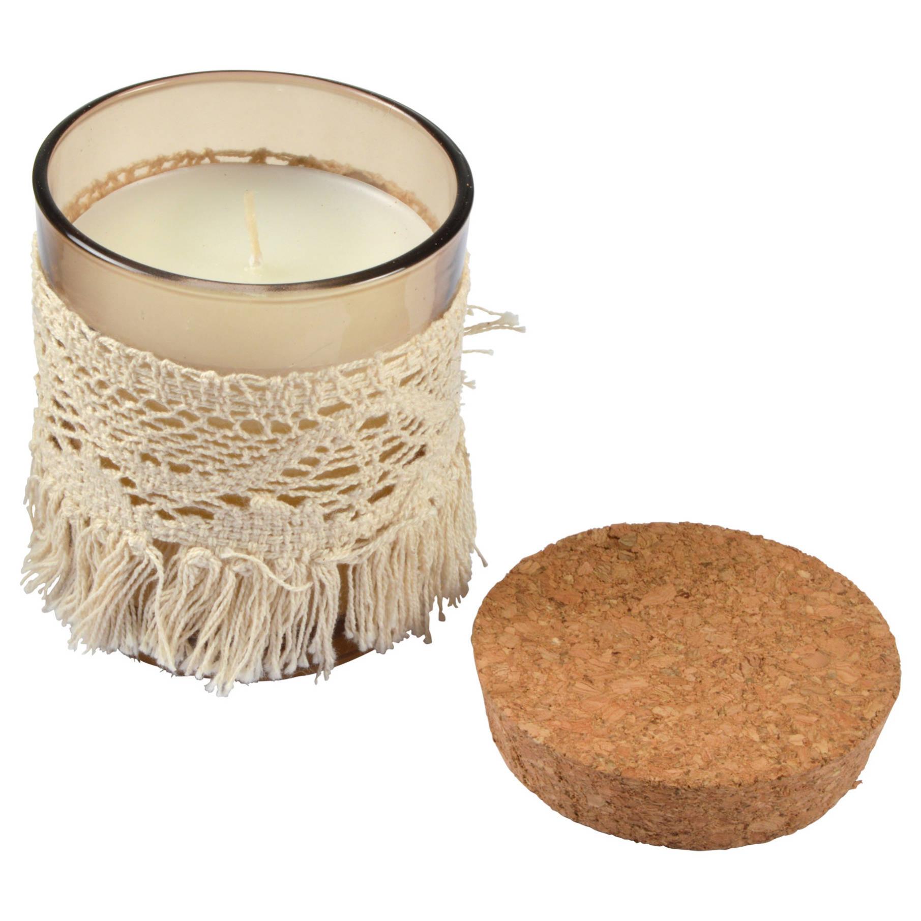 4 Bougies "Pilier" H6cm - Parfum Géraniol – Ciel En Fête