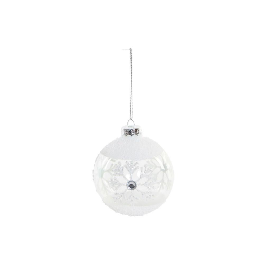 Boule de Noël DKD Home Decor Verre (8 x 8 x 8 cm) Leroy Merlin