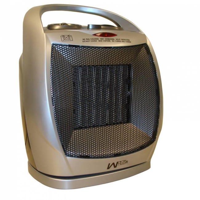 Chauffage D'appoint 1500W Céramique PTC - 3 Modes (vent Froid, 750W, 1500W) - Sécurité Basculement Et Surchauffe - Pour Bureau, Chambre