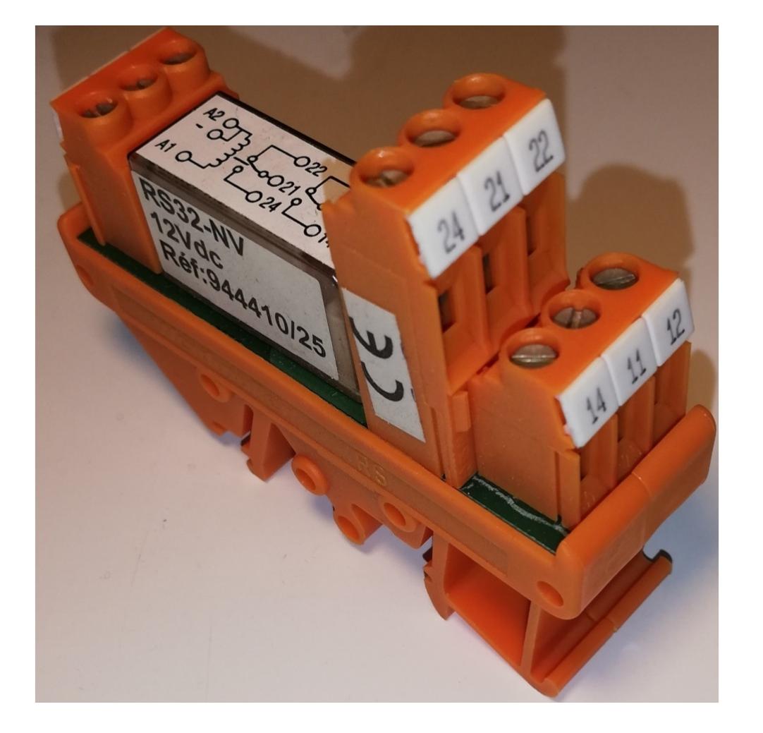 Weidmüller 9444100000 Module Relais Rs32nv 2rt 12vdc Leroy Merlin
