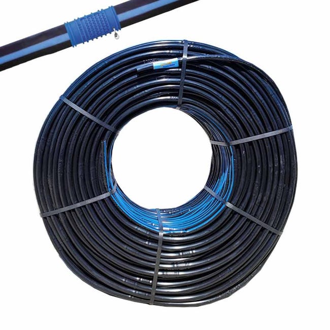 Ala Gocciolante ø 16 Mm Passo 40 Cm Con Gocciolatore Doppio Foro, Rotolo Da 400 Mt, Tubo In Polietilene Per Irrigazione A Goccia, Nero - Orto Facile - Foto 8