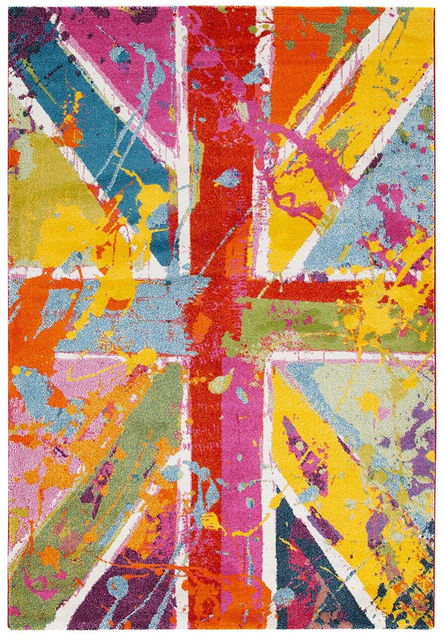 TAPIS METROPOLITAN UK MULTI 170X120 Leroy Merlin