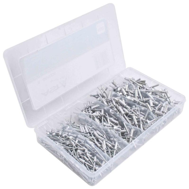 COFFRET DE 400 RIVETS POP ALU ASSORTIS DE 2.4 à 4.8 mm Leroy Merlin