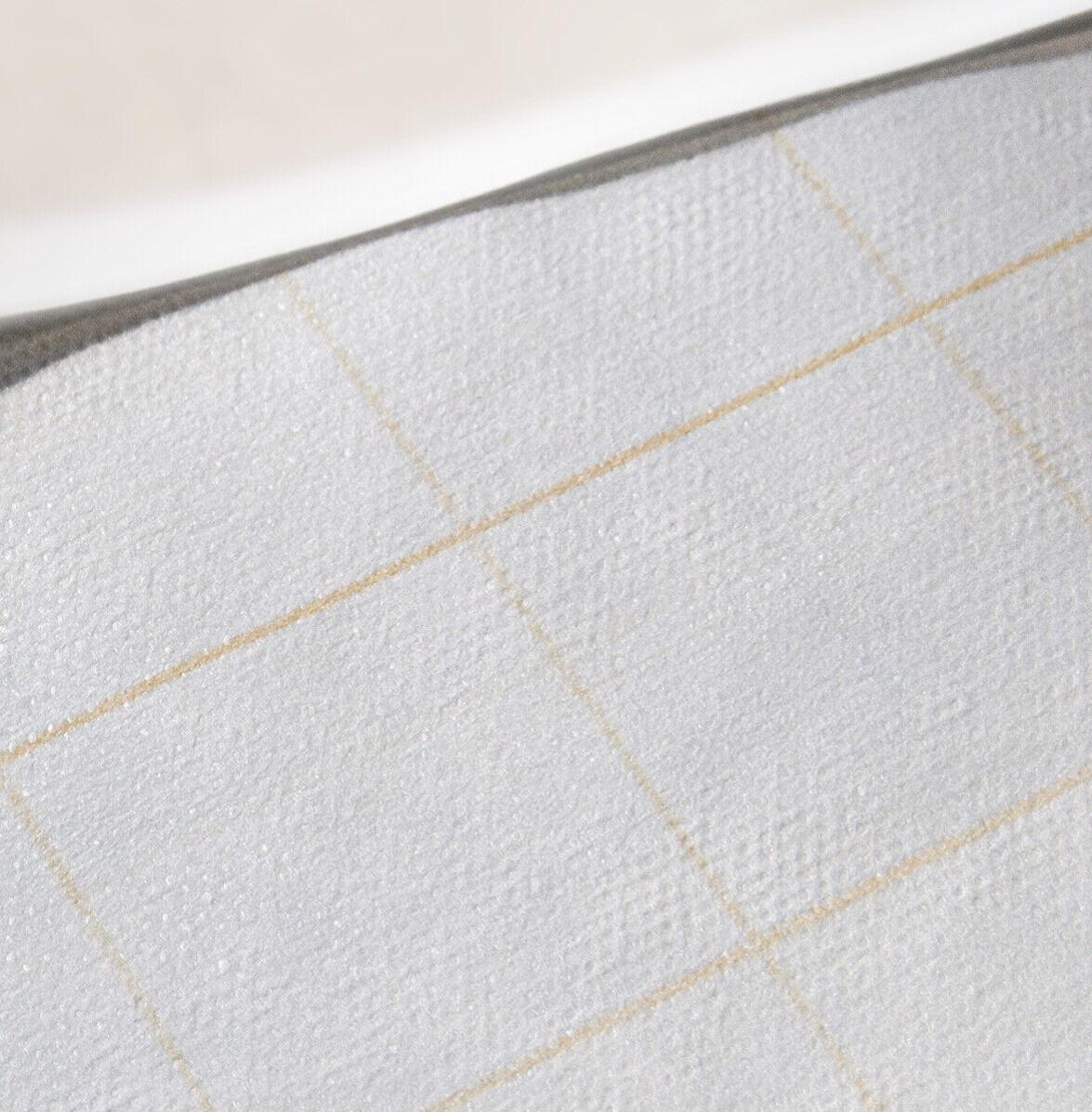 Anro - Tovaglia Cerata Lavabile, Effetto Lino, 240 x 140 cm