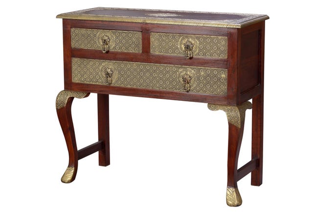 Henn&Hart 36 Wide Rectangular Console Table In Blackened Bronze, Entryway Table, Accent Table For Living Room Hallway Henn&Hart 36 Wide Rectangular Console Table In Blackened Bronze, Entryway Table, Accent Table For Living Room Hallway