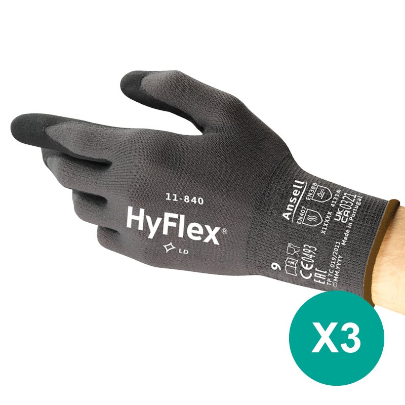 1 paire / Gants De Protection Mécanique, Ultra-Fins,Multiusage, Bricolage,  Peinture, Gants Tactiles, XS, Ansell HyFlex