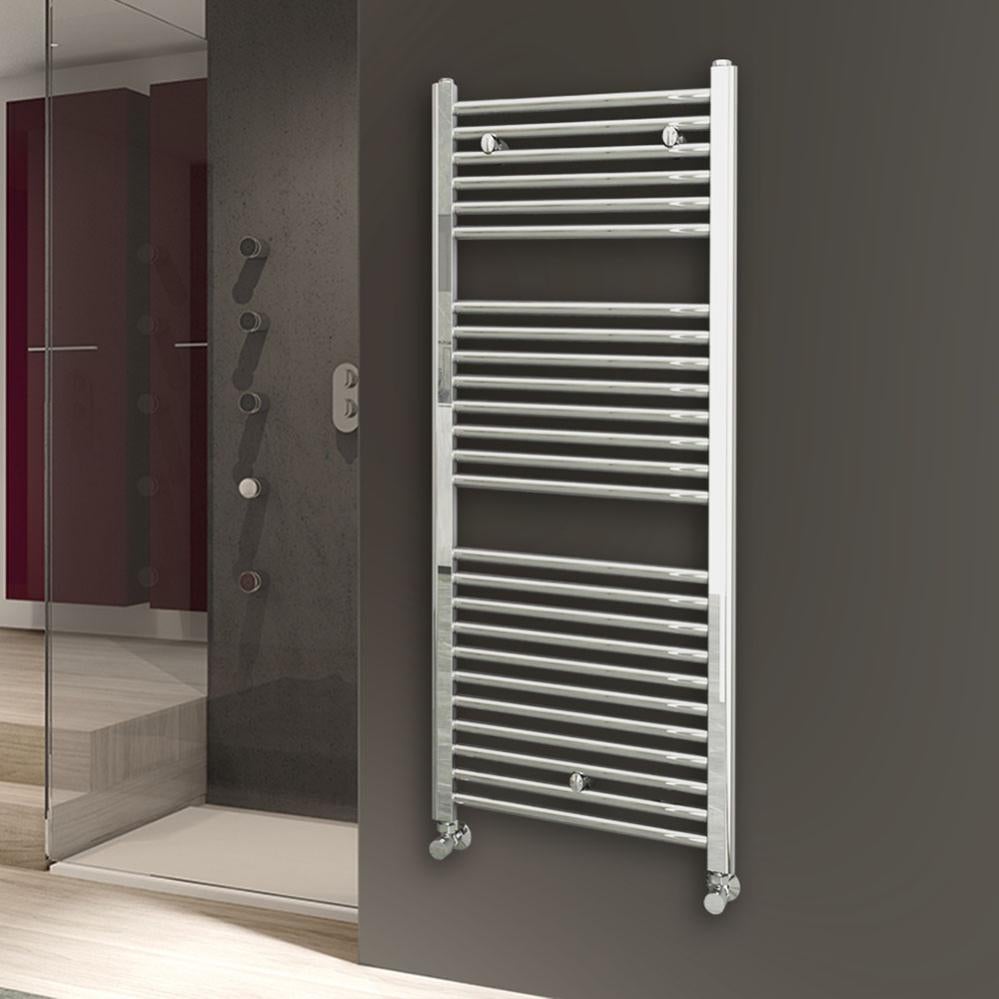 Paio Di Valvole A Squadra In Ottone Cromato Quadrate Per Radiatore E Scaldasalviette Per Tubi In Rame 15mm 61659 - Foto 5