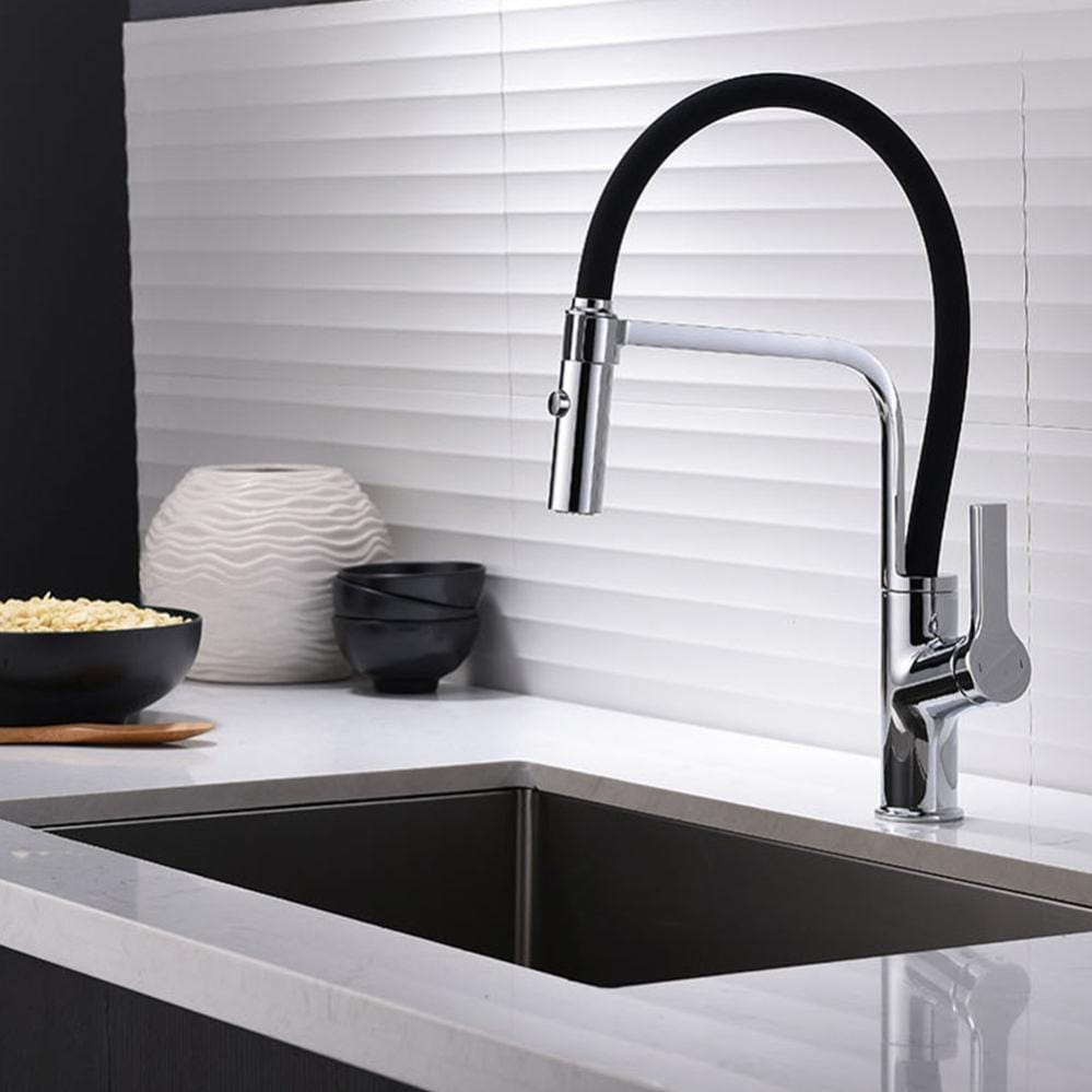 Grifo fregadero negro leroy merlin 2025