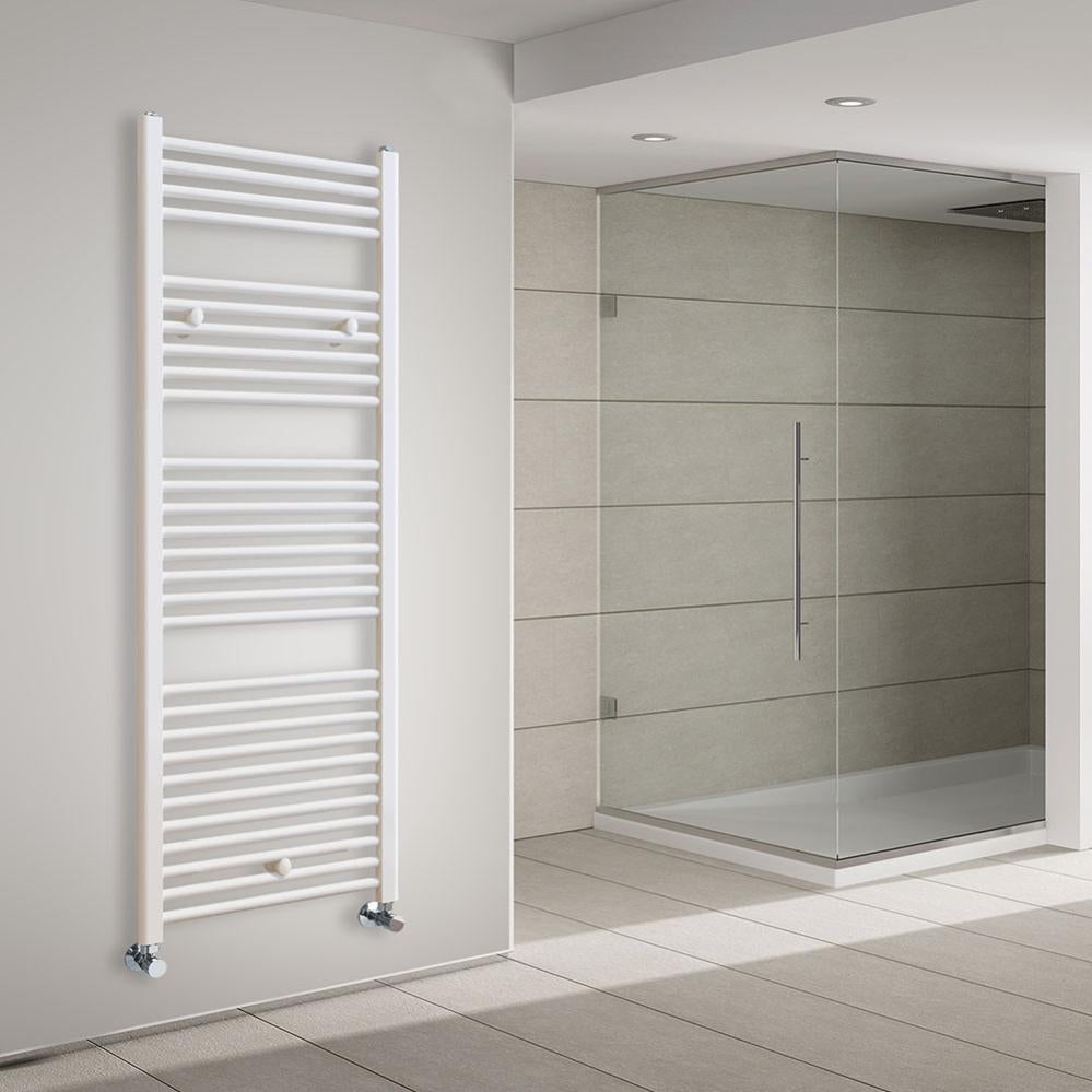 Scaldasalviette Termoarredo Bianco 150x50cm - Interasse 45cm, Potenza 626W, Per Bagno