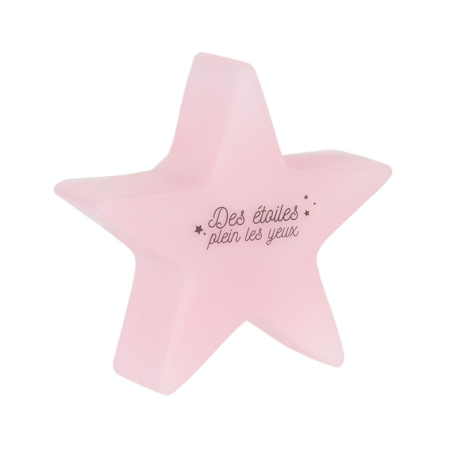 Veilleuse Enfant Etoile Variation De Couleurs Rose Leroy Merlin