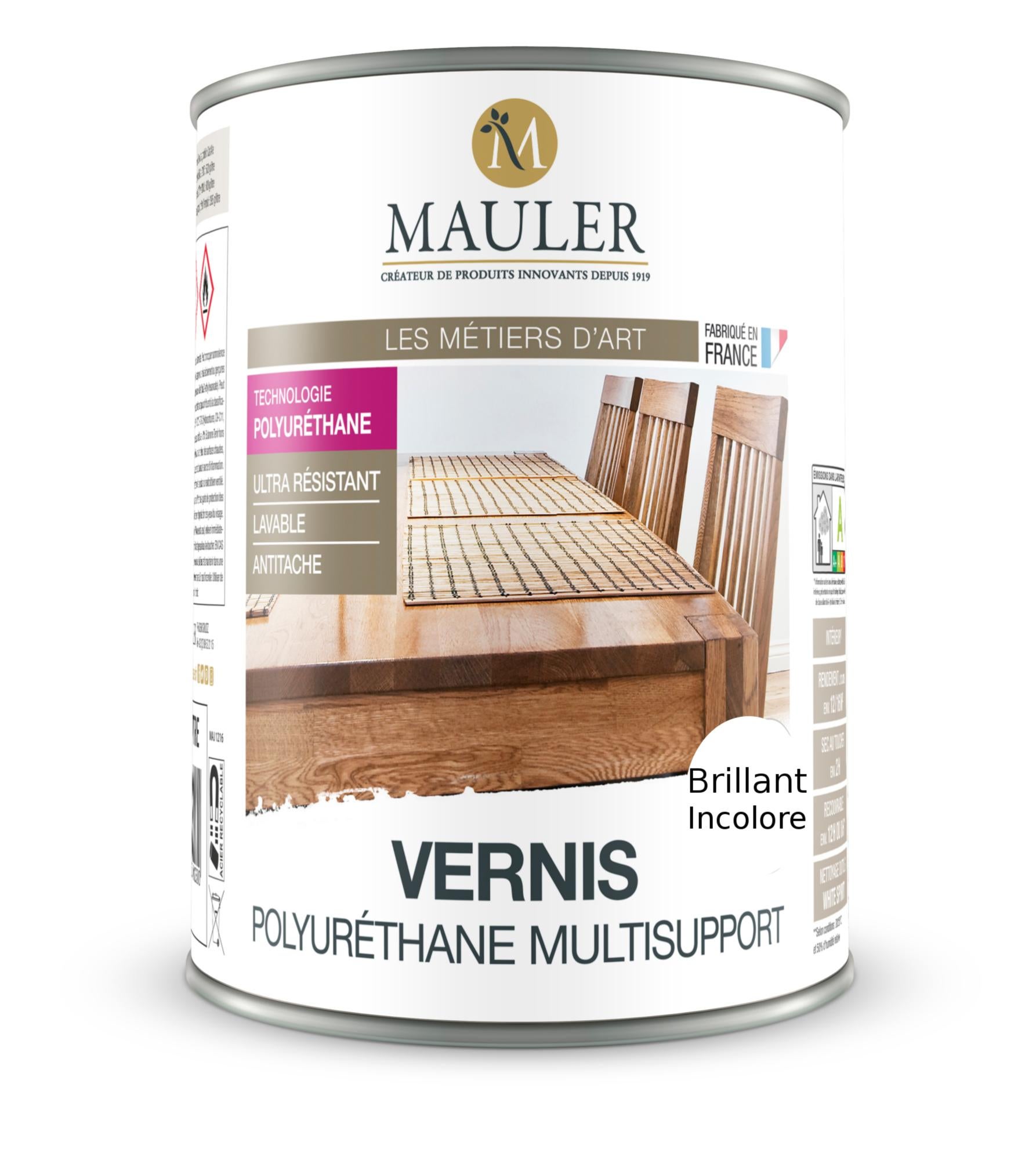 Poudre Vernis Polyuréthane – Incolore Brillant Anti-graffiti, Thermolaquage, Premium
