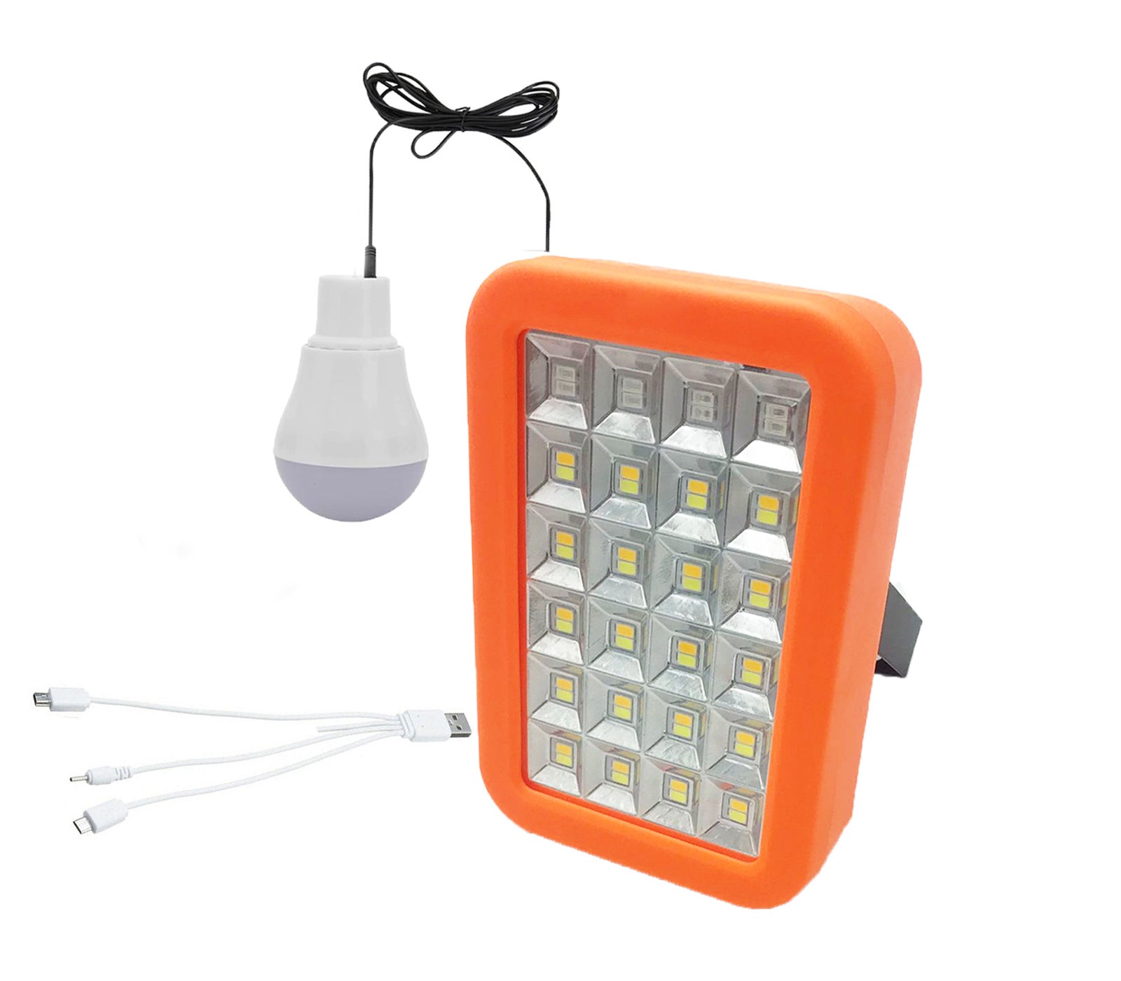 Torcia led emergenza ricaricabile luce fredda lampada campeggio portatile