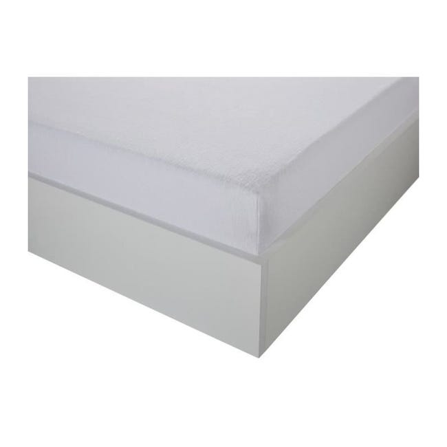 Protège-matelas imperméable - 140 x 190 cm - Différentes tailles - Blanc