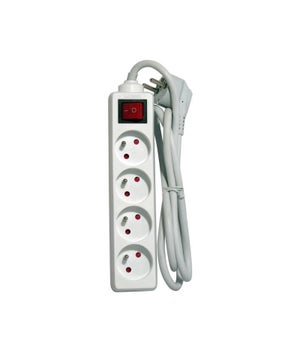 Multiprise 6 Prises avec Interrupteur Ewent EW3932-3M 3500W Blanc -  Électricité et domotique - Achat & prix