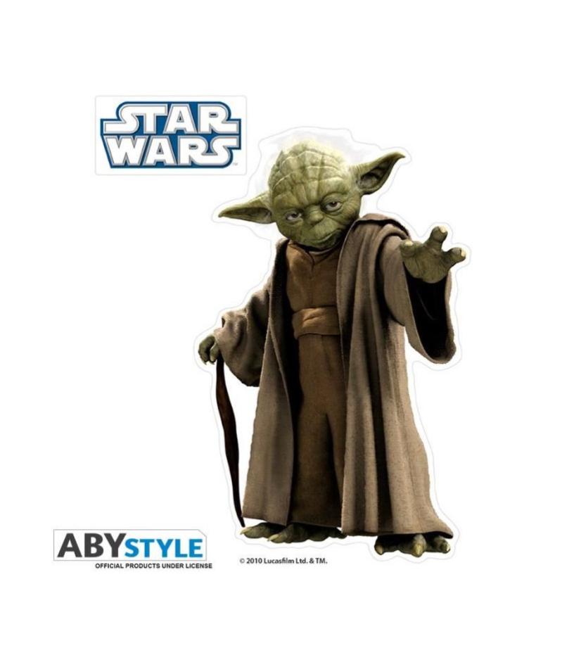 Maglietta Star Wars Yoda, Uomo, Nero, Taglia L - Stile Originale E Comfort