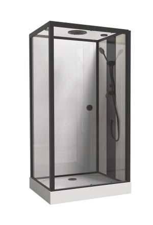 CABINE DE DOUCHE MULTIFONCTION 70X110 GAUCHE AVEC BAIN-VAPEUR, IRIDE