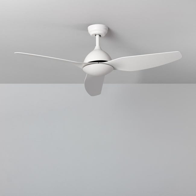 Ventilatore Da Soffitto Senza Pale, Uffo, 55cm, Efficiente, DC, Bianco