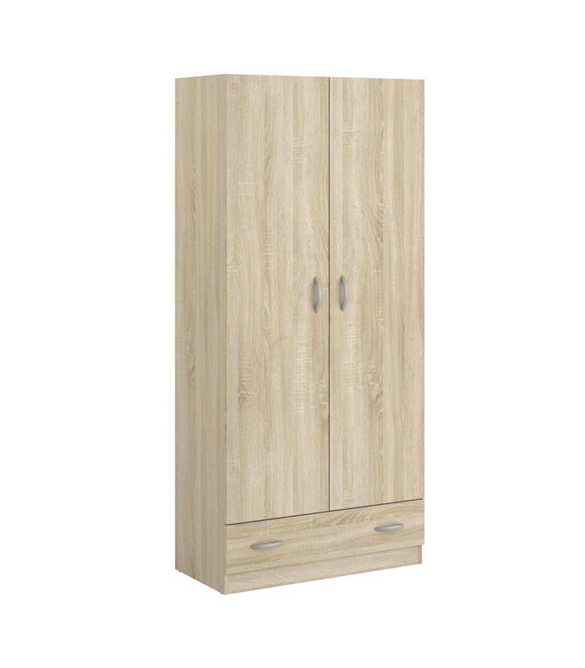 Armoire 2 portes 1 tiroir L78 cm Orlando Leroy Merlin