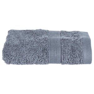 Serviette Invité Atmosphera Joia – Coton 550 G/m², Jaune Moutarde, 30x50 Cm, Bordure Noire