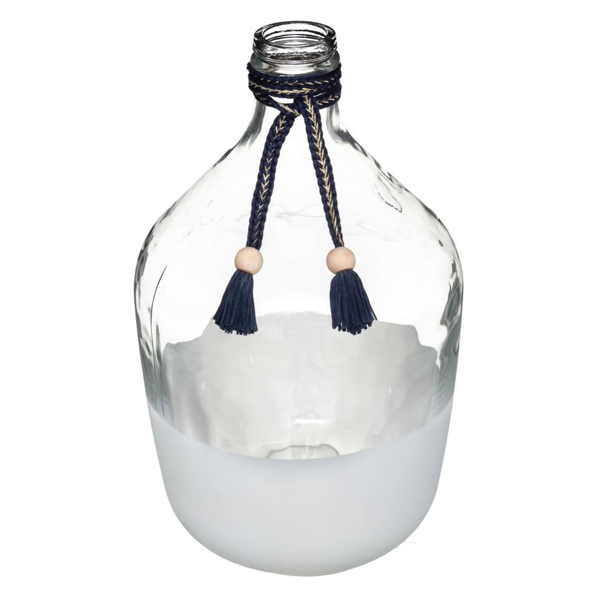 Vase Dame Jeanne "Wonder" verre transparent H38 cm Atmosphera