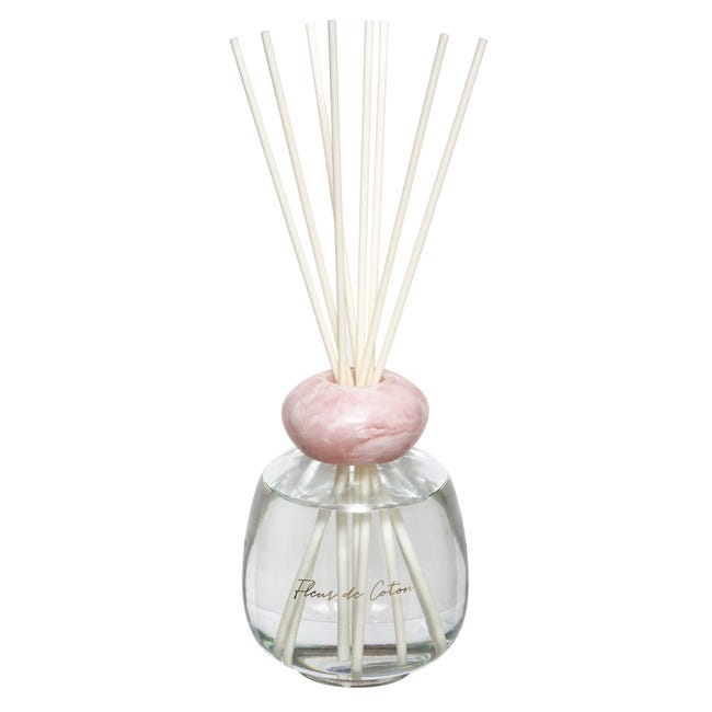 Bâtonnets parfumés avec diffuseur MALY, 200 ml, fleur de coton, Atmosphera  | Leroy Merlin