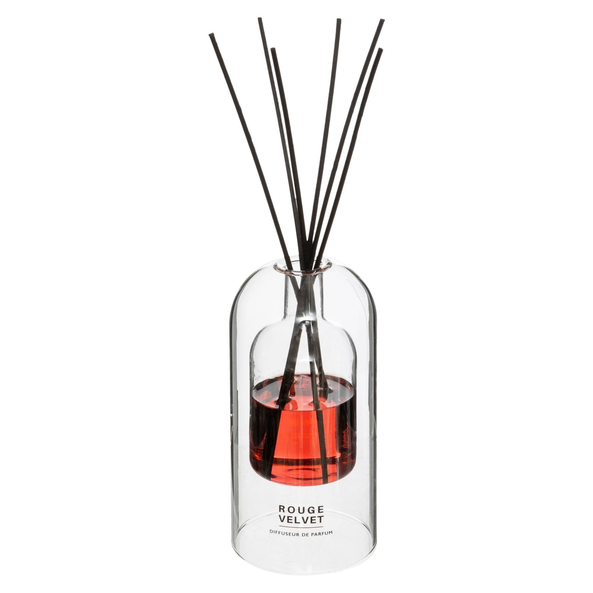 Bâtonnets de parfum avec diffuseur ROUGE VELVET, 150 ml