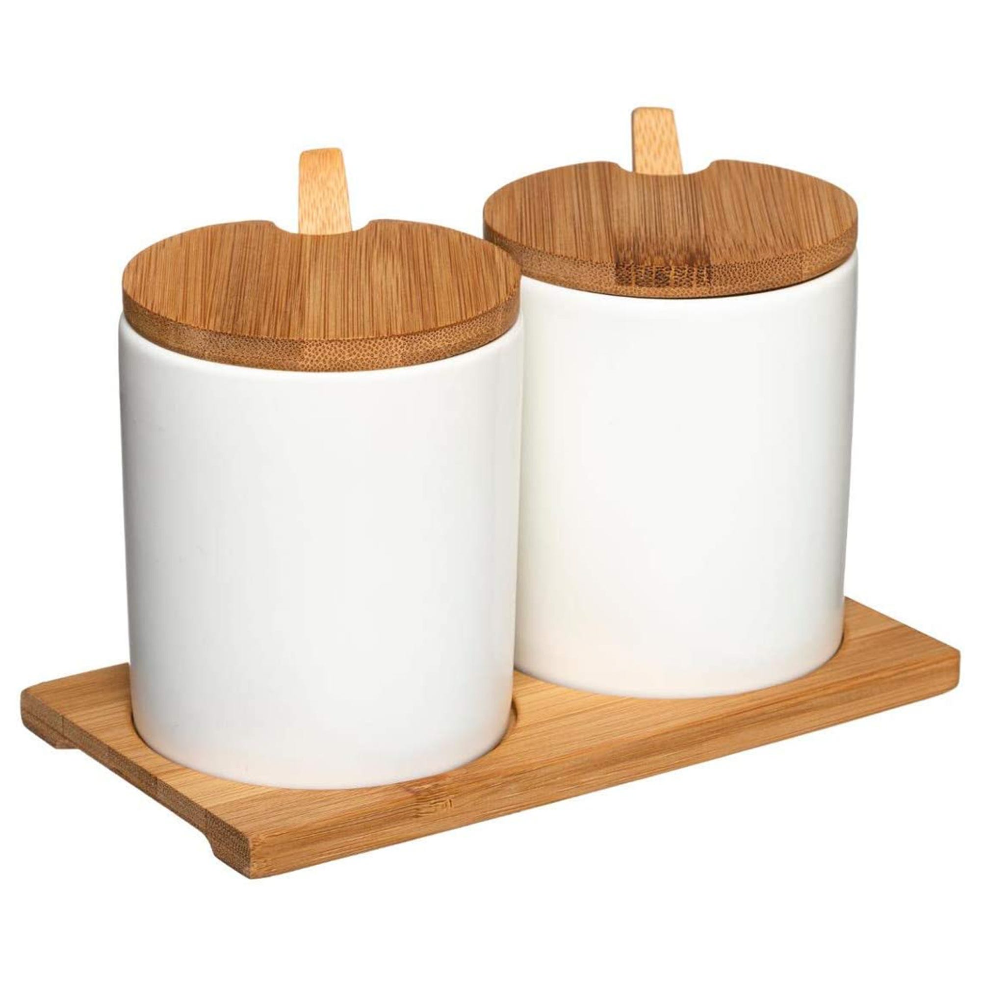 Mobile porta spezie in legno e cassetti in ceramica (1) - Ceramica