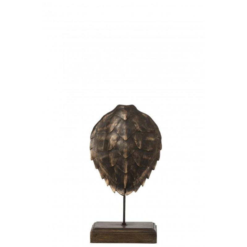 Grande tortue déco résine bronze 27x21x13cm