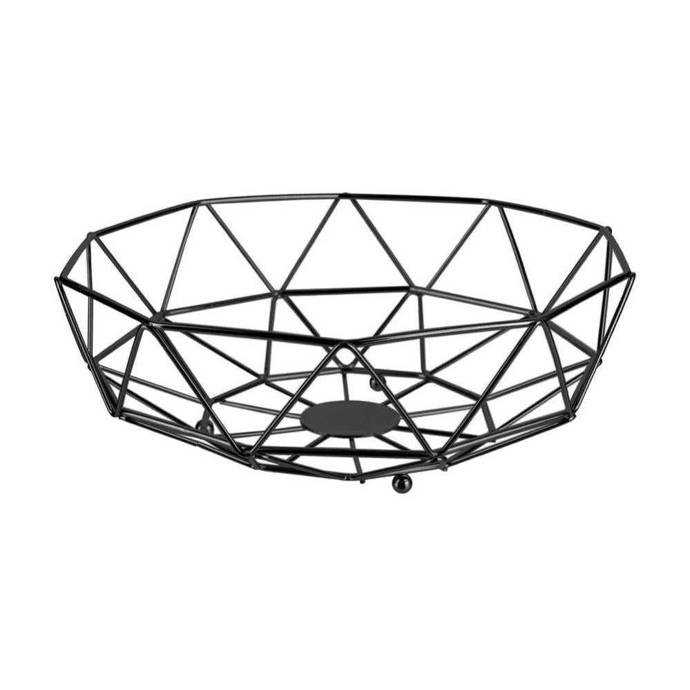 Cestino Per Carta 19 Litri In Filo Metallico Nero - Design Essenziale E Funzionale Per Ufficio O Casa - Foto 10