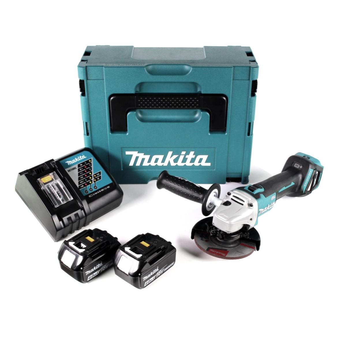 Disque 125mm Coupe Meulage Meuleuse D'angle Sans Fil, Pour La Batterie Makita 18 V, Avec Moteur Sans Balais, Protection De Disque, 125 Mm De Diamètre, 3 Vitesses, 10000 Tr/min, Pour Couper Et