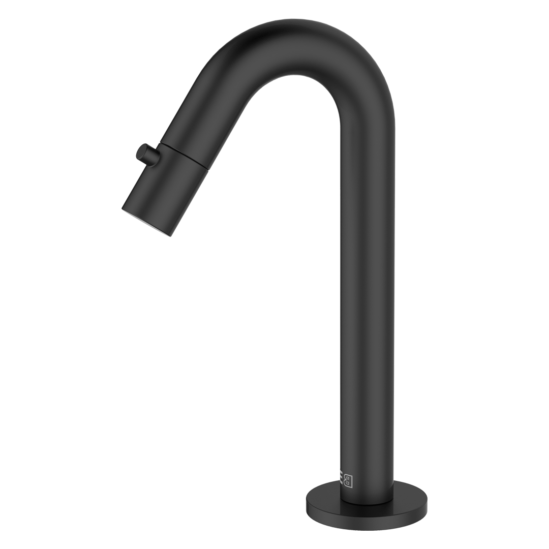 Hansa robinet eau froide lave-mains Nova style coloris noir 5093810184