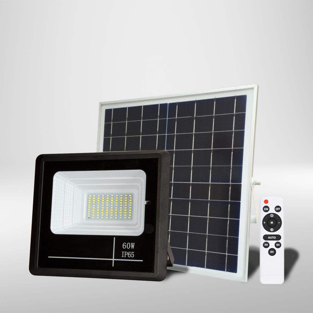 Projecteur Solaire 100W ELEDCO, Capteur De Mouvement, Lumière Froide