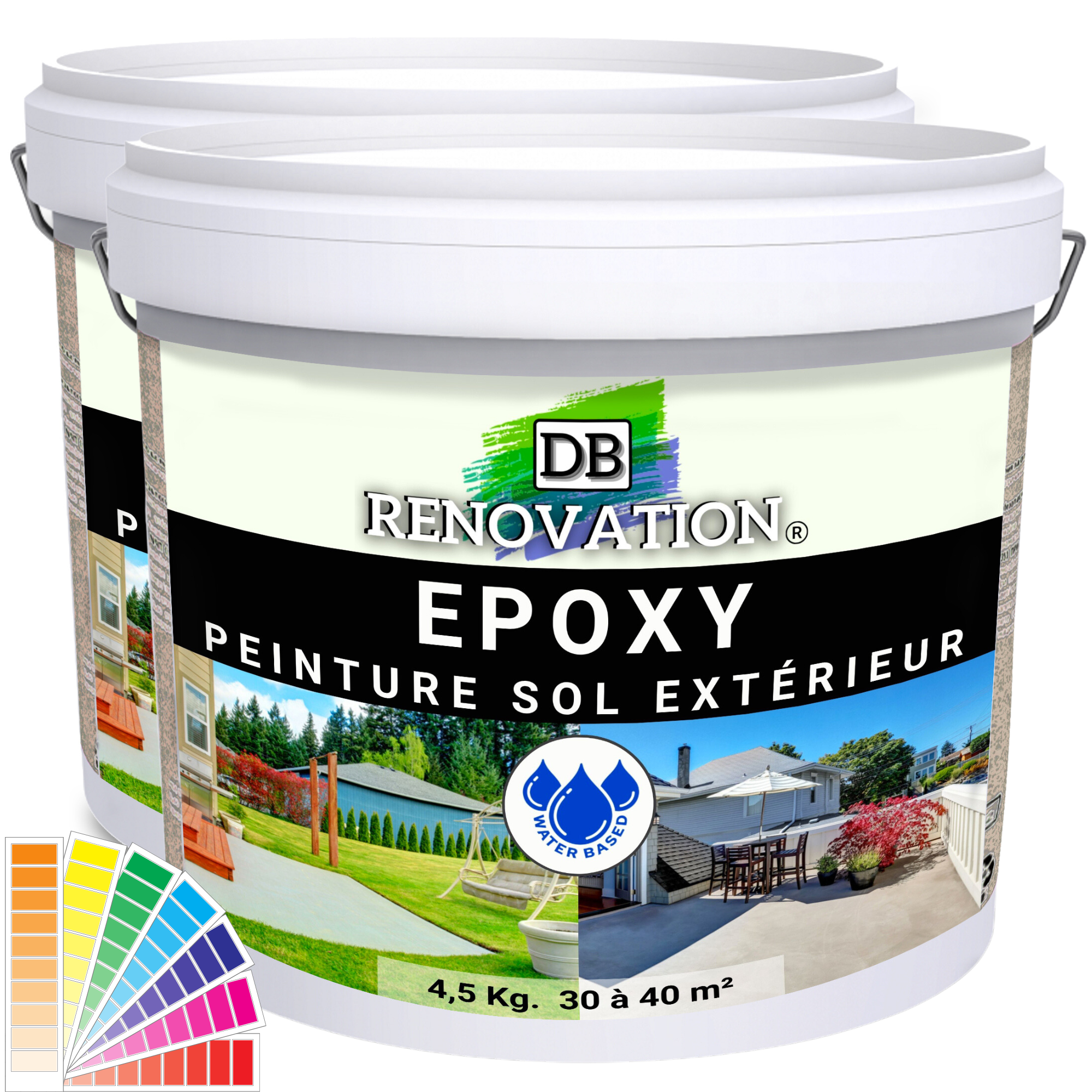 Résine epoxy peinture résistant hydrocarbure essence